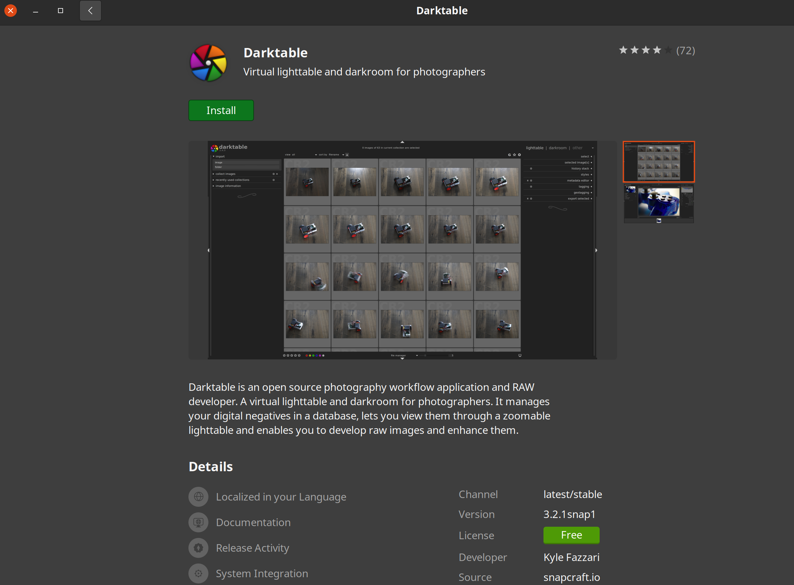 Darktable Install Process Ubuntu Docs